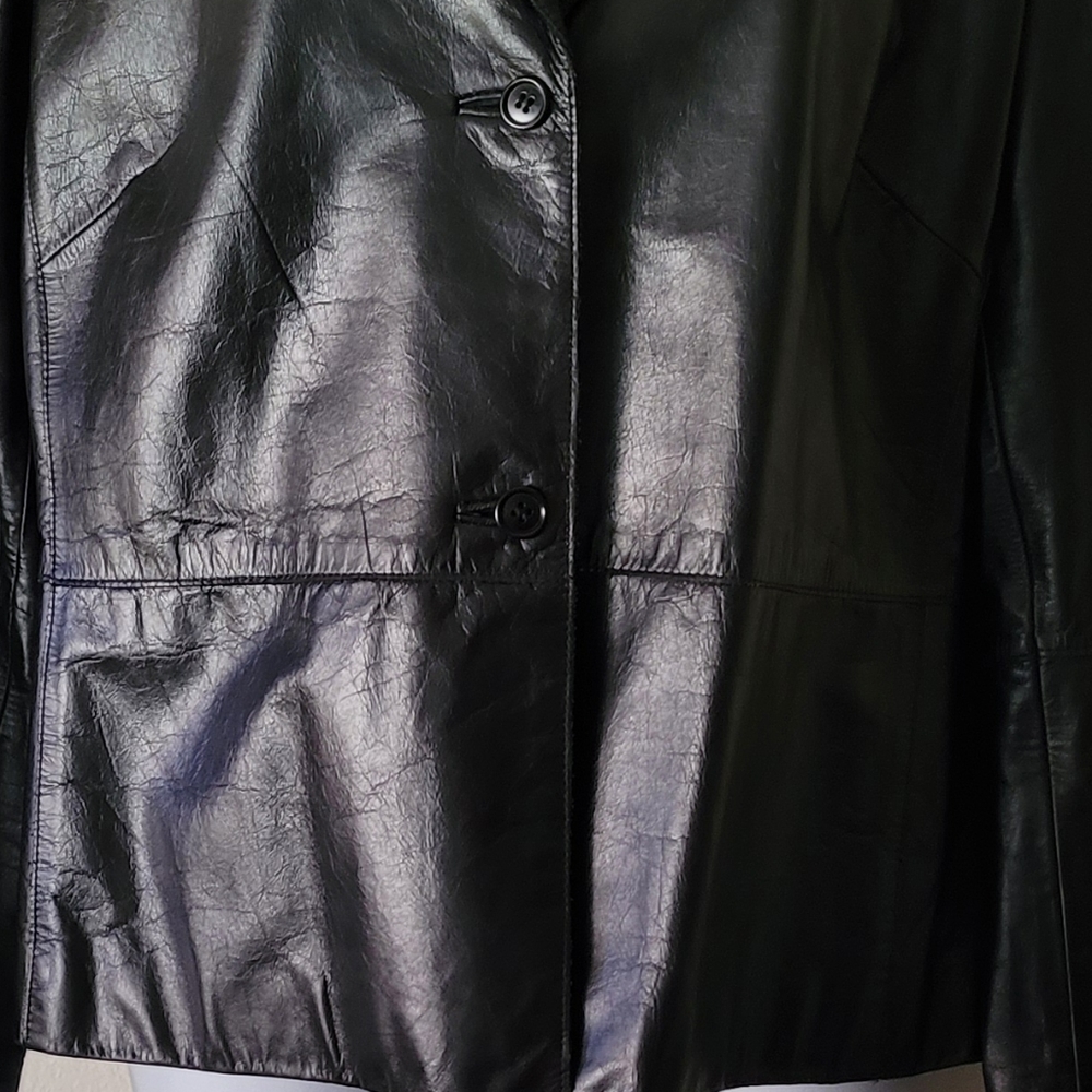 Kenneth Cole Leather Jacket - Picture 7 of 10